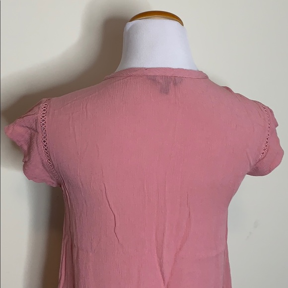 Buffalo David Bitton Blush Rose Top - Picture 6 of 8